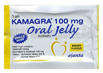 Una bolsita de Kamagra Jelly (sabor a plátano)